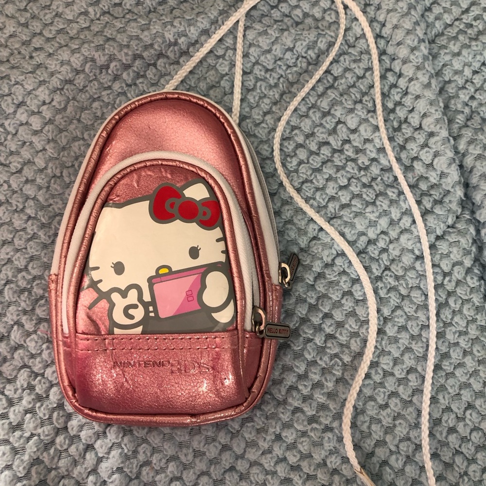 HELLO KITTY NINTENDO DS CASE PINK SPARKLE rare collectible